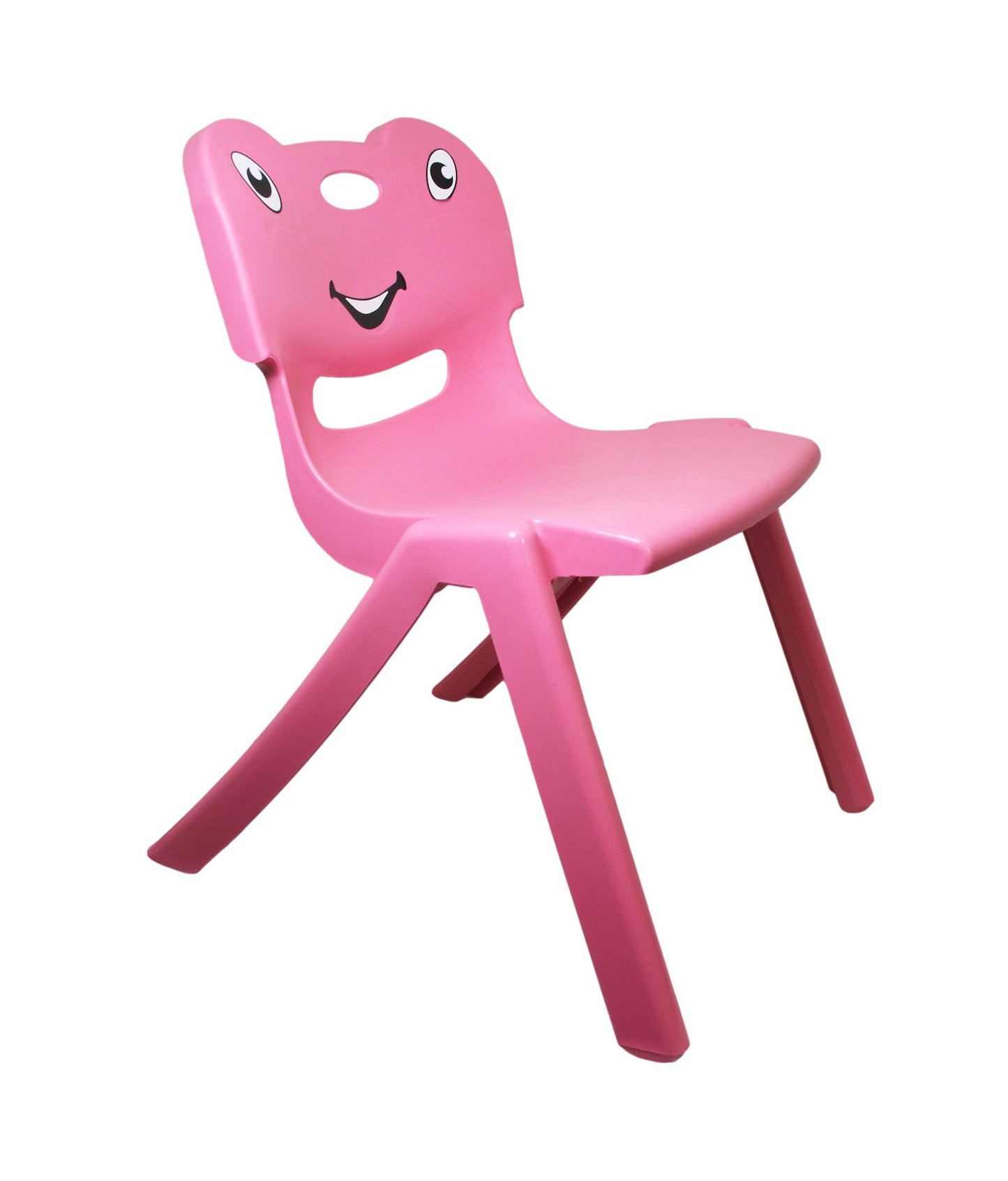 Gizem Children's Plastic Chair 50 x 26 cm Frog Animal Design Assorted Colours CT031 A