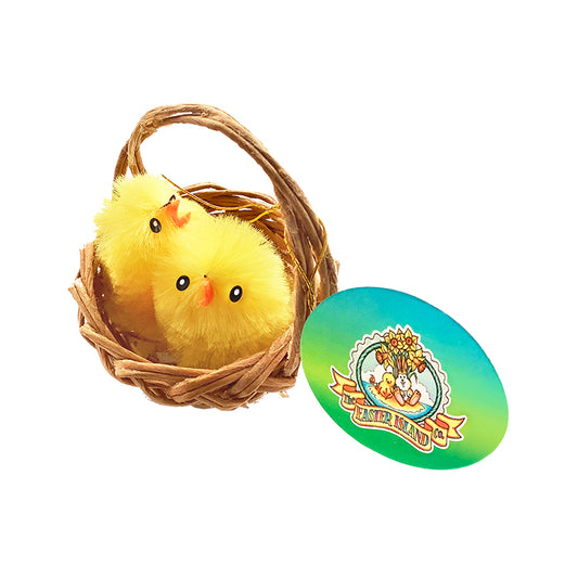 Mini Easter Basket + 2 Chicks