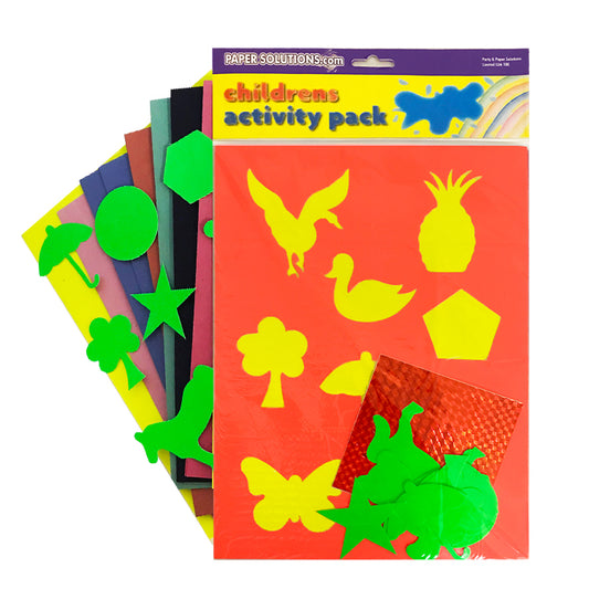 Activity Craft Paper/Card Packs x 12 ( BULK BUY )