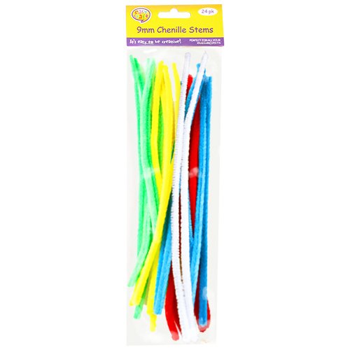 Bright Colours 24pk Chenille Stems
