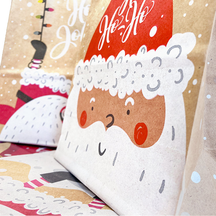 Deluxe Christmas Kraft Party Bag