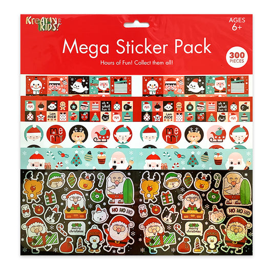 Mega Xmas Sticker Pack ( Red/Black )