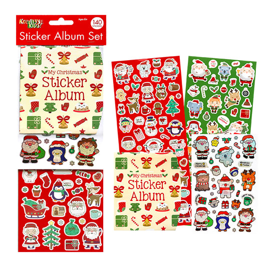 Super Xmas Sticker Album Set
