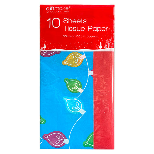 Fairy Lights Design Tissue Paper x 10 Sheets