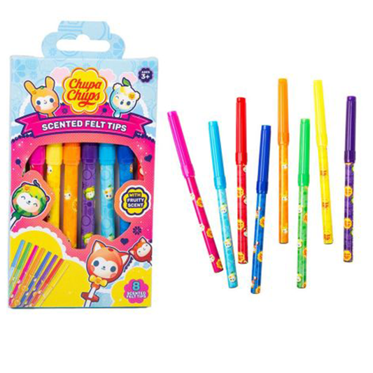 Chupa Chups Scented Felt Pens x 8