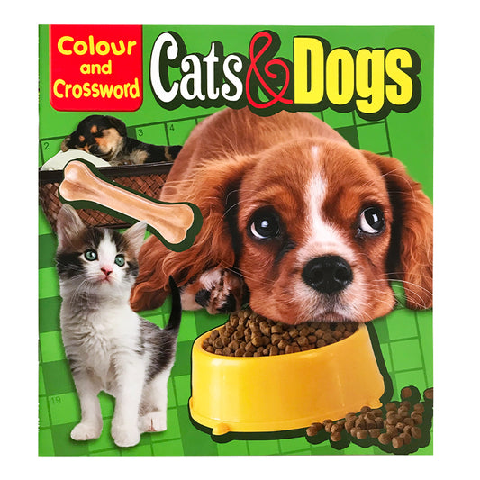 Cats And Dogs Super Colouring And Crossword Book