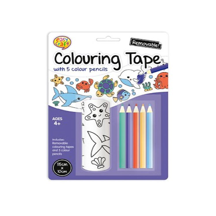 Sealife Colouring Tape Set