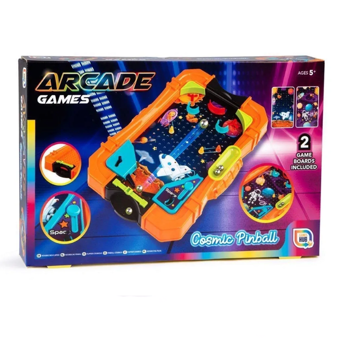 Cosmic Pinball Tabletop Game Arcade Style