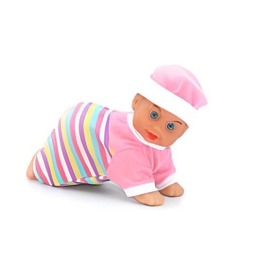 Clever Baby Crawling Doll Set