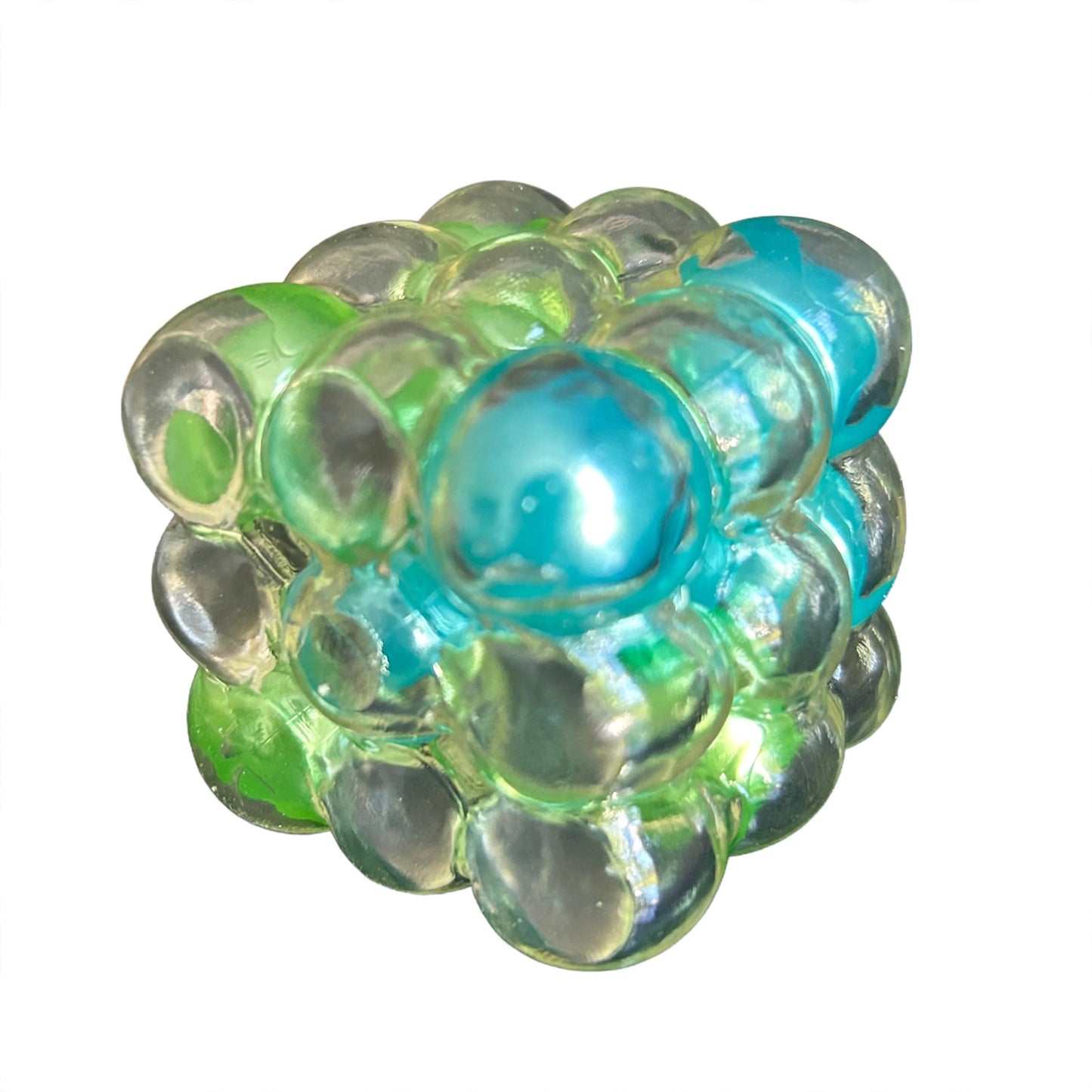 Viral Pearl Crackle Cube - Ocean Mix Colour Squishy Fidget Sensory Toy