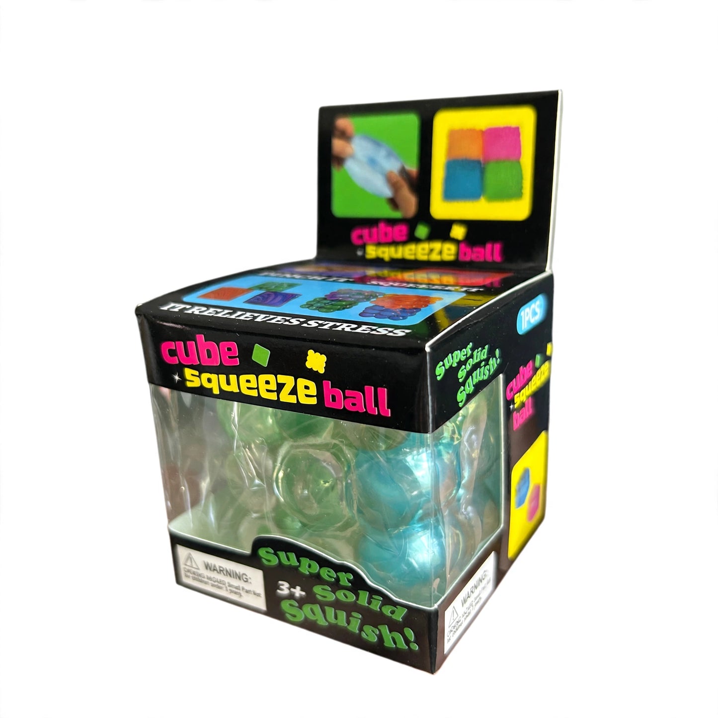 Viral Pearl Crackle Cube - Ocean Mix Colour Squishy Fidget Sensory Toy