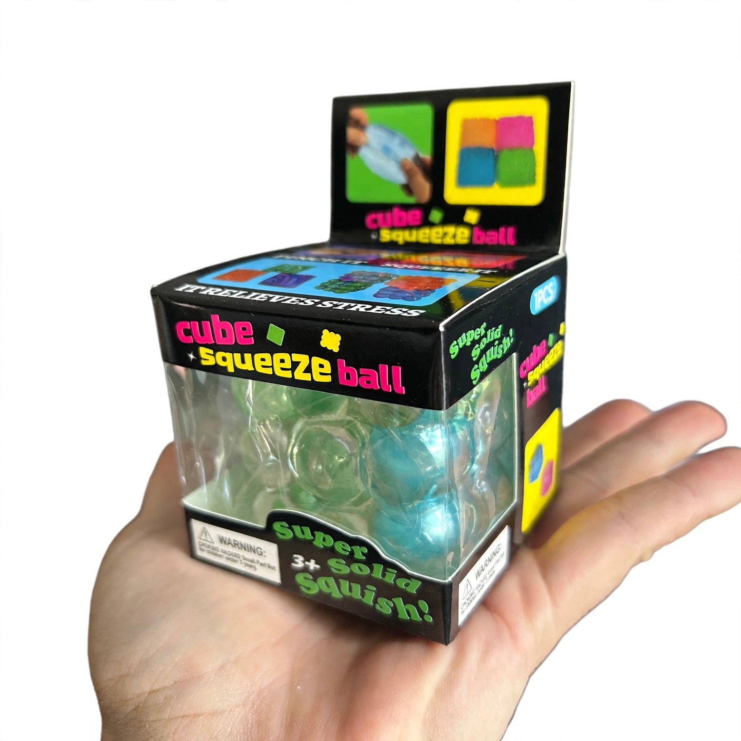 Viral Pearl Crackle Cube - Ocean Mix Colour Squishy Fidget Sensory Toy