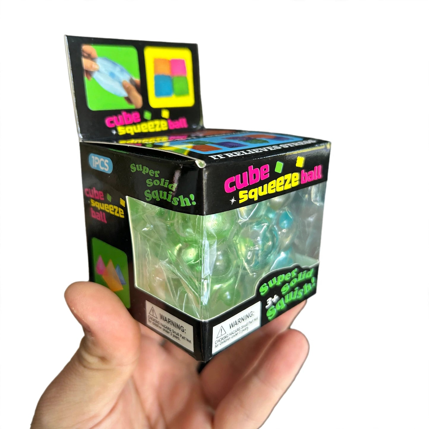 Viral Pearl Crackle Cube - Ocean Mix Colour Squishy Fidget Sensory Toy