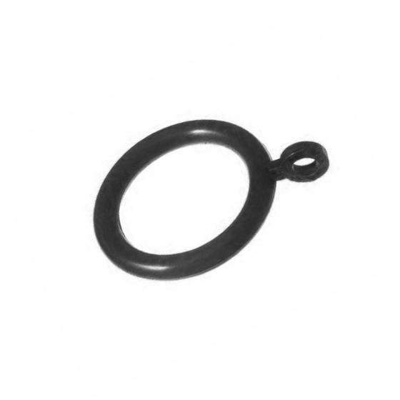Curtain Pole Rings 45mm Black 0690