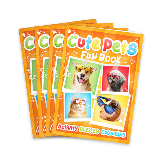 Cute Pets Mini Activity Books x 5