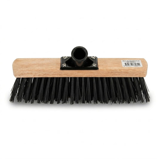 Wooden Stiff Brush Black Bristles, 393G