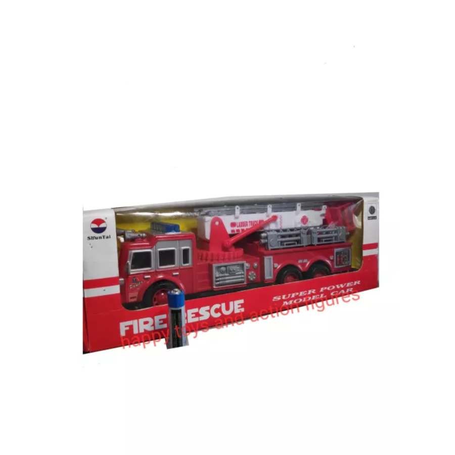 Fire Truck Toy Moving Light And Sound Battery Operated Toy Car For Kids