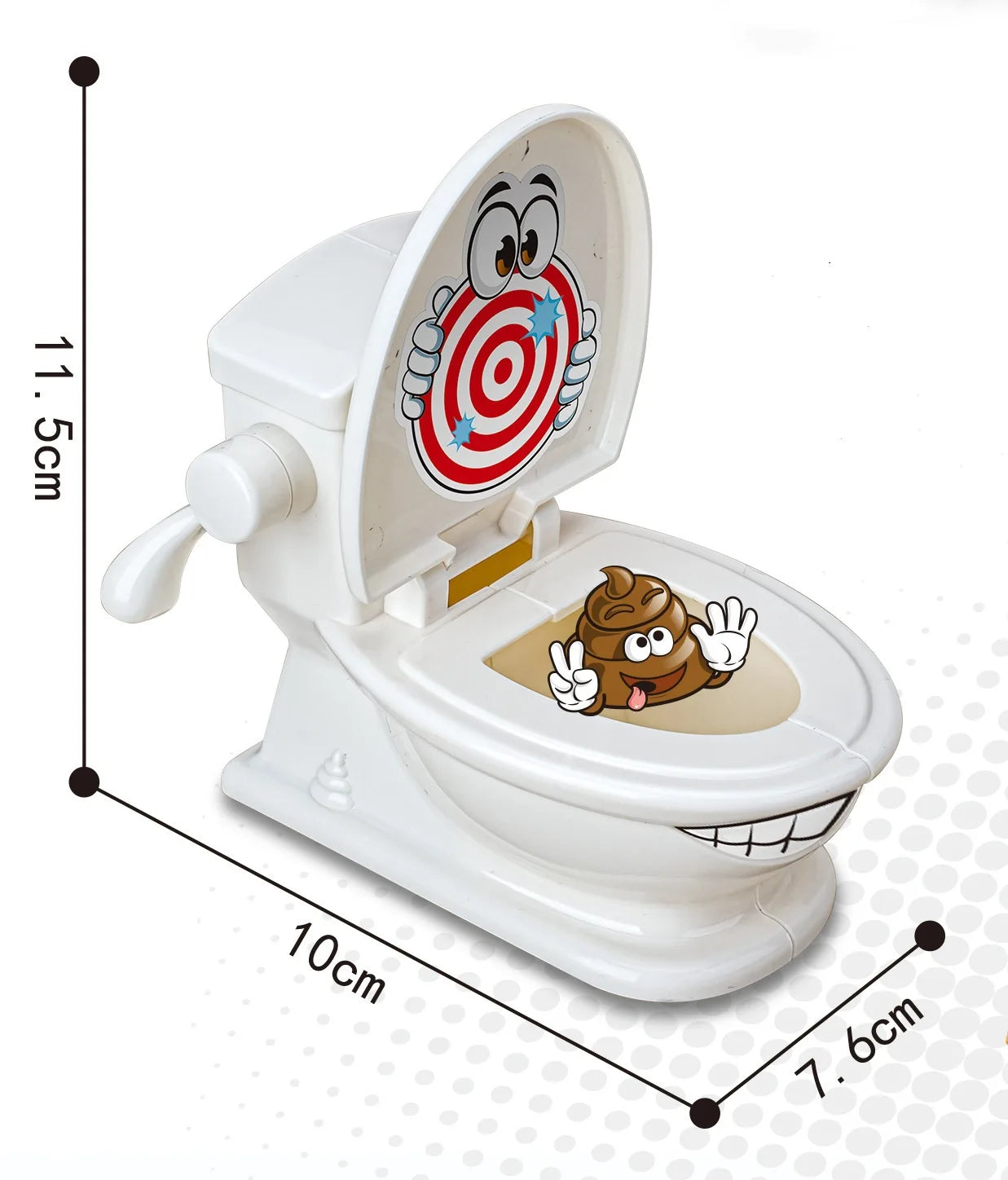 Funny Simulation Toilet Catapult Toys Double Interactive Toy Desktop Parent-Child Board Game Party Games Adults Kids Gift