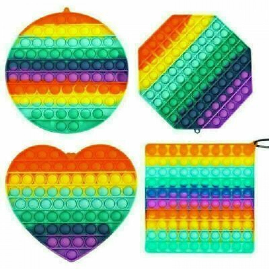 12X Giant 20Cm Rainbow Poppit