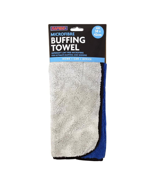 Rapide Microfibre Buffing Towel 38cm x 42cm Super Soft Home Office Car