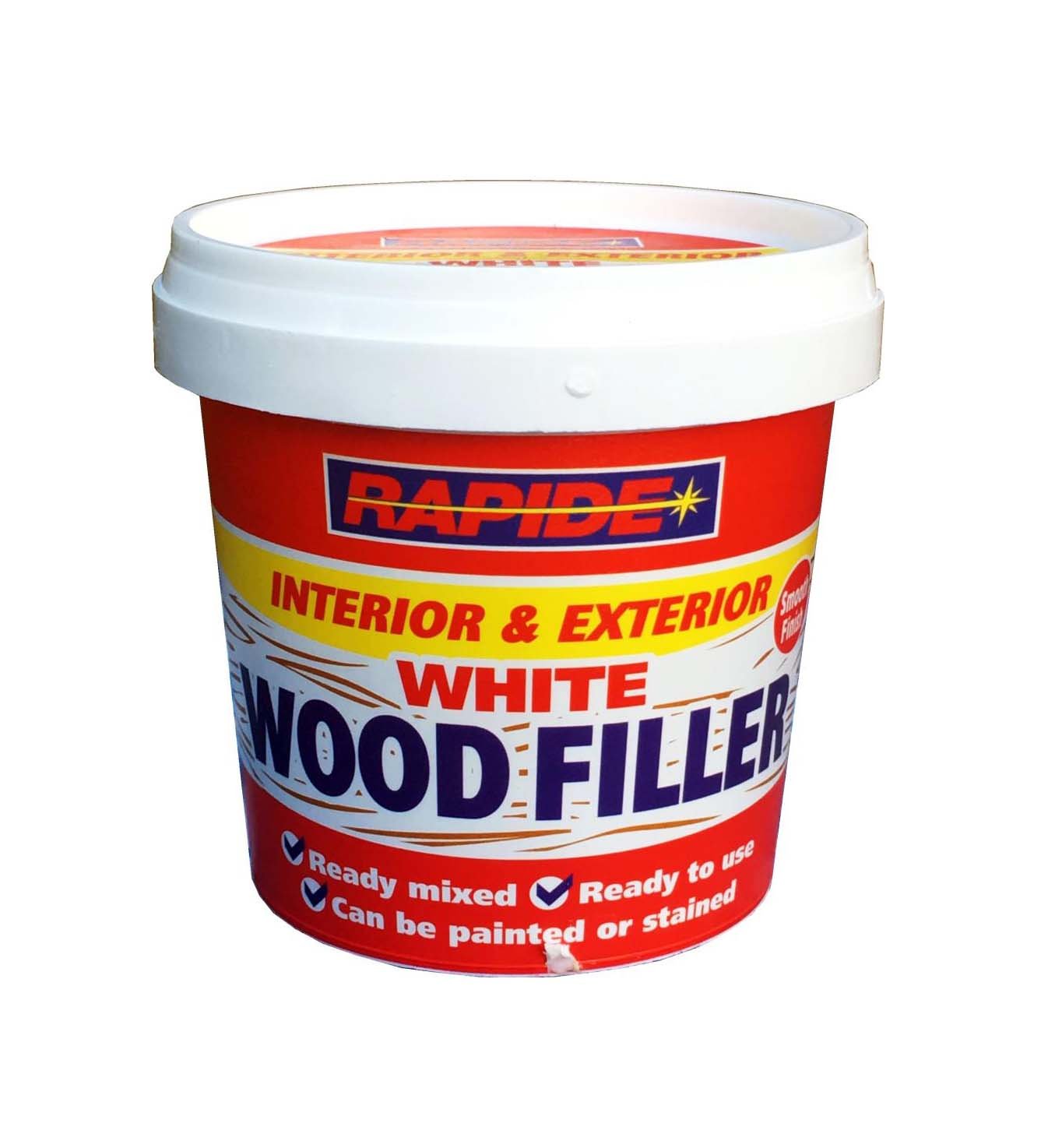 Rapide Interior & Exterior White Wood Filler 470G