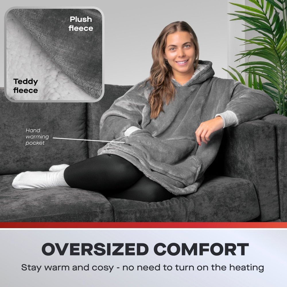 Daewoo Oversized Heated Hoodie Blanket