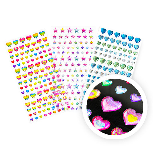 Dazzling 3D Sticker Pack