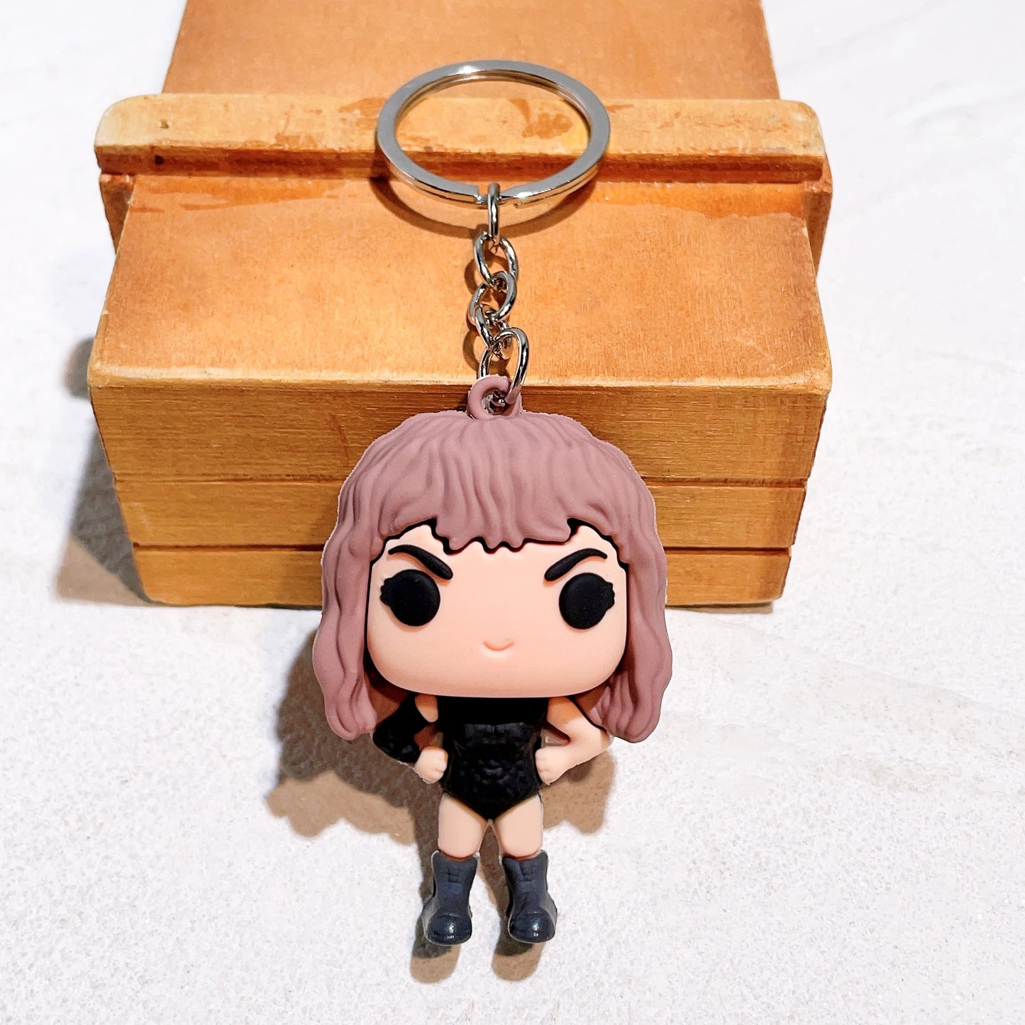 Taylor Swift Swifties Style 4 Pack Collectors 3D Silicone Keychain Keyring Pendant