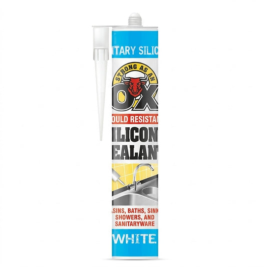 Saao Kitchen &Amp; Bathroom Silicone Sealant 300Ml White