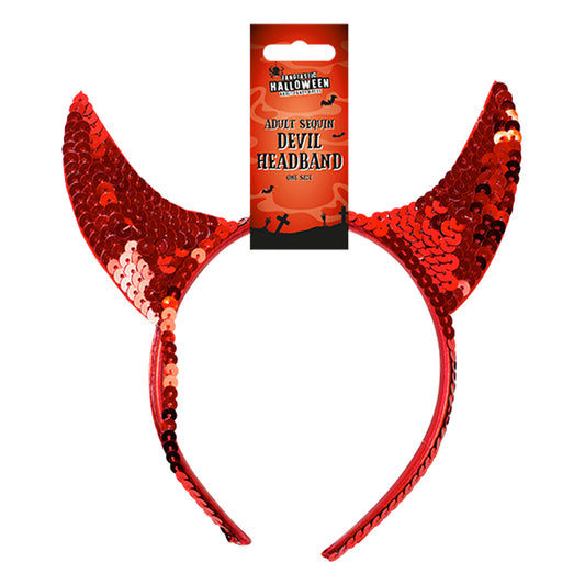 Devil Sequin Headband