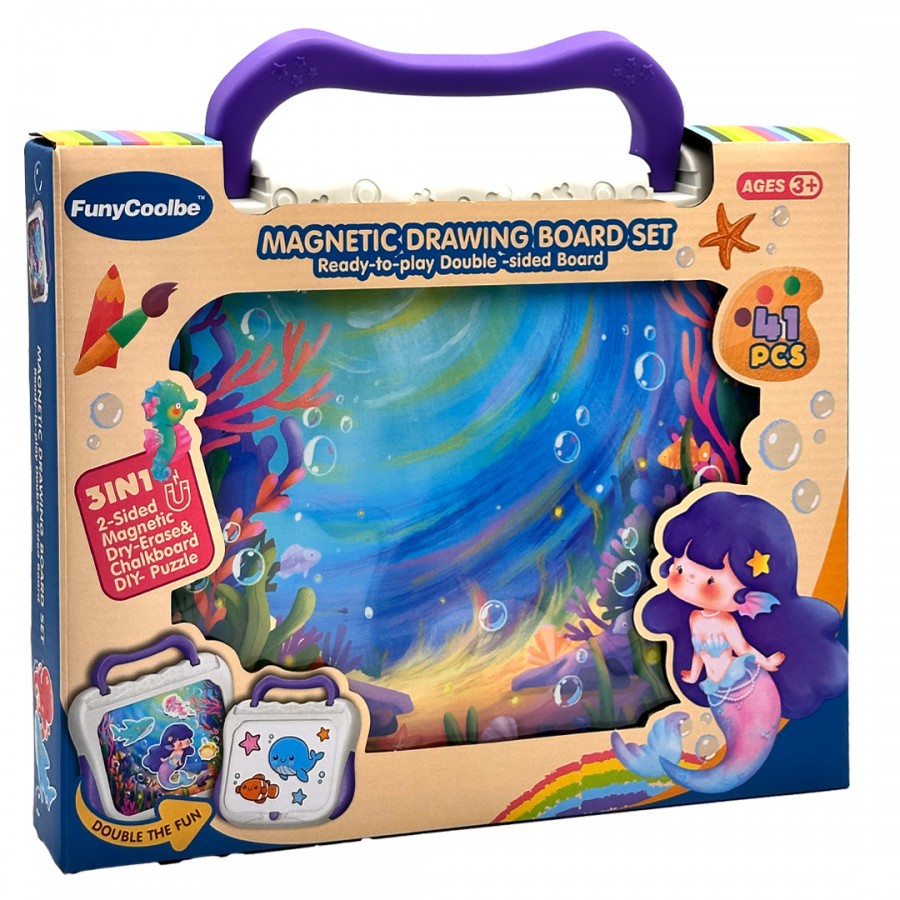 Diy 35Pcs Sea Animal Drawing Board