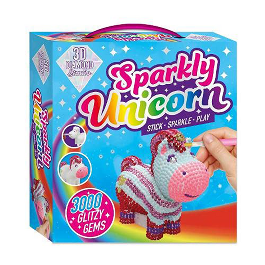 3D Diamond Art Unicorn Kit