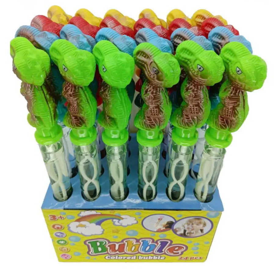 Dinosaur Topper Bubble Wand 37cm