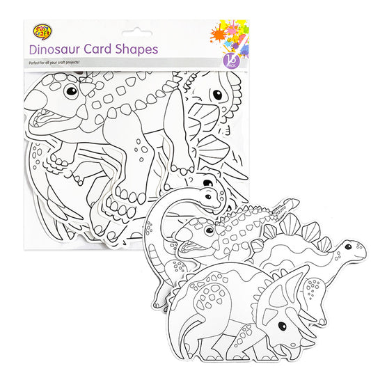Dinosaur Bumper 15 Pack Large Colour In Shapes