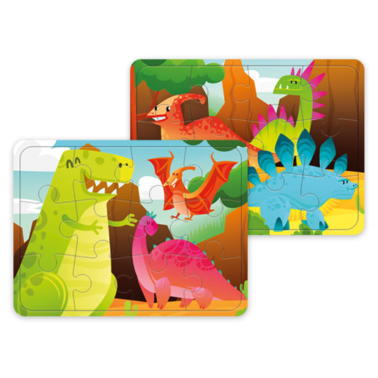 Dinosaur Mini Jigsaw Puzzles x 10 ( ONE OFF SPECIAL )