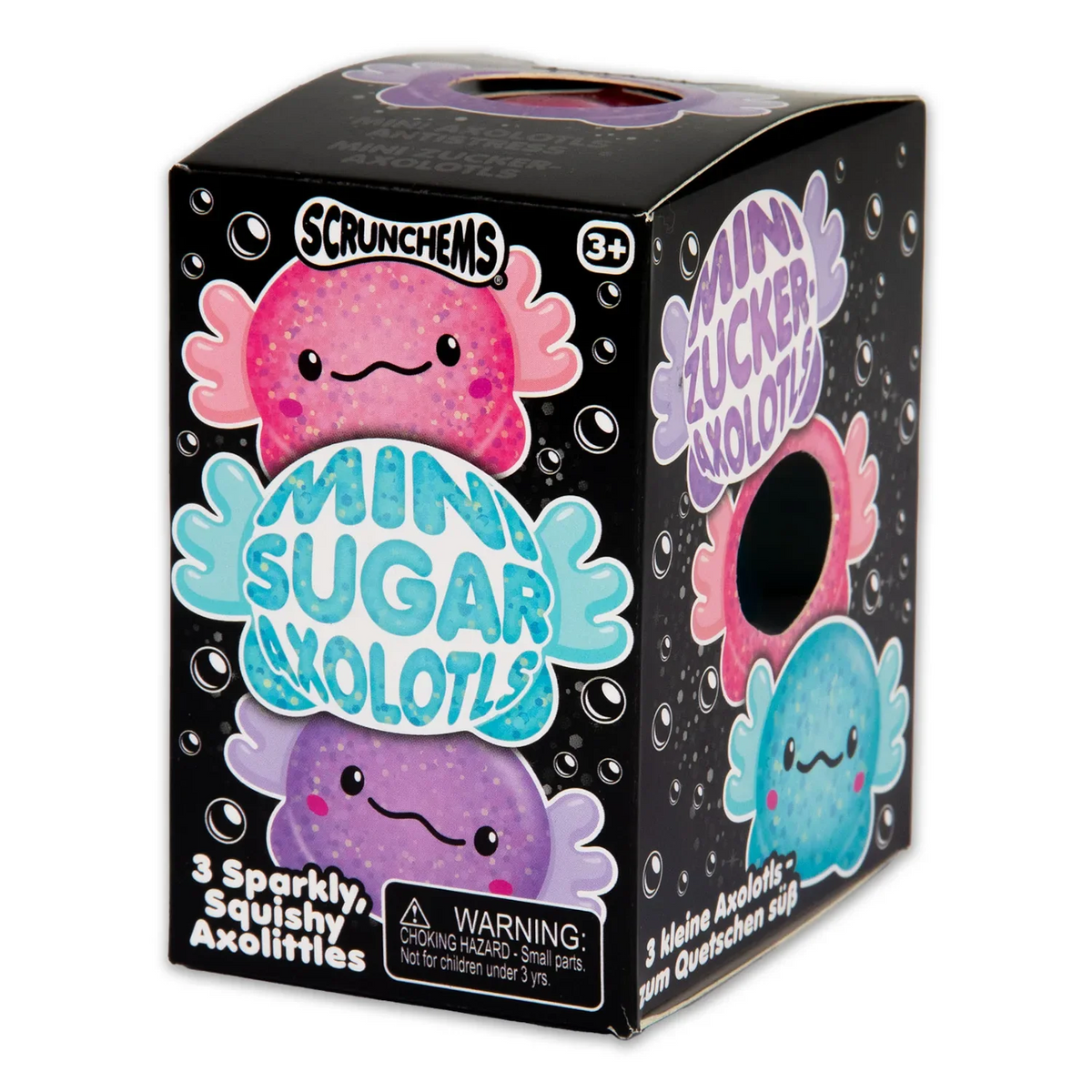 Scrunchems Mini Sugar Axolotls - 3 Pack