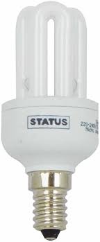 Status Mini Stick Light Bulb 7W 385 Lumen E14 Small Screw Cap 4131