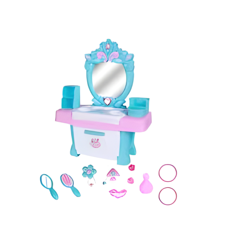 Pretend Play Toy Dressing Table with Accessories