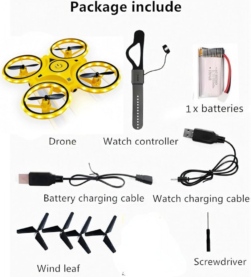 Mini Hand Controlled Quadcopter Drone