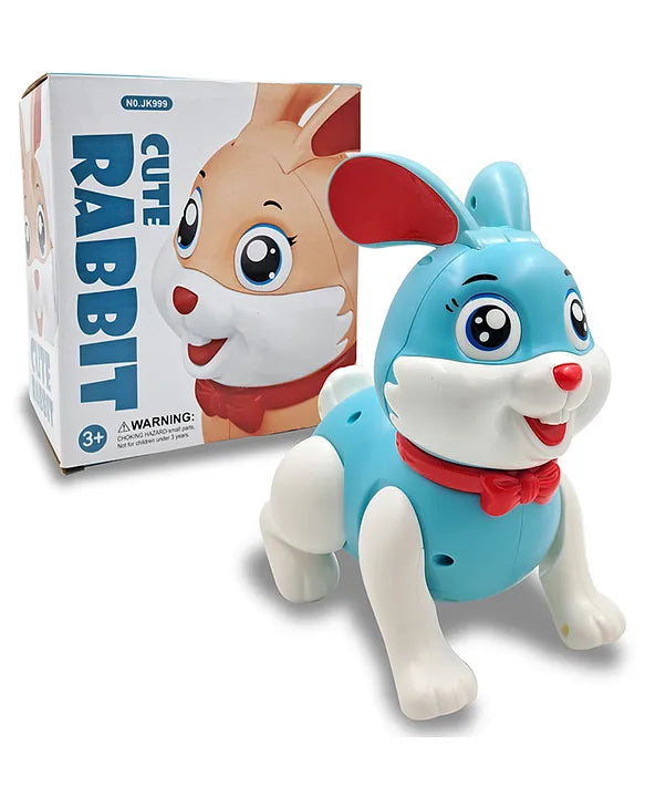 Cute Rabbit Plays Sound &Amp; Moves Assorted