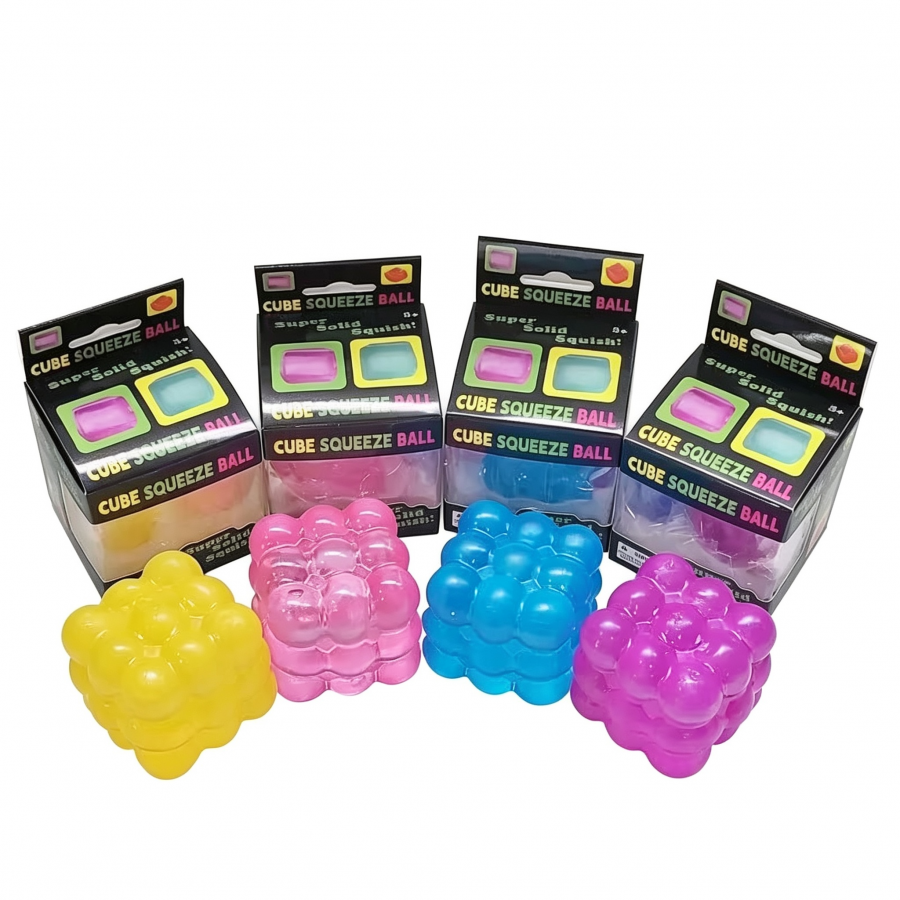 Bubbly Squeeze Cube