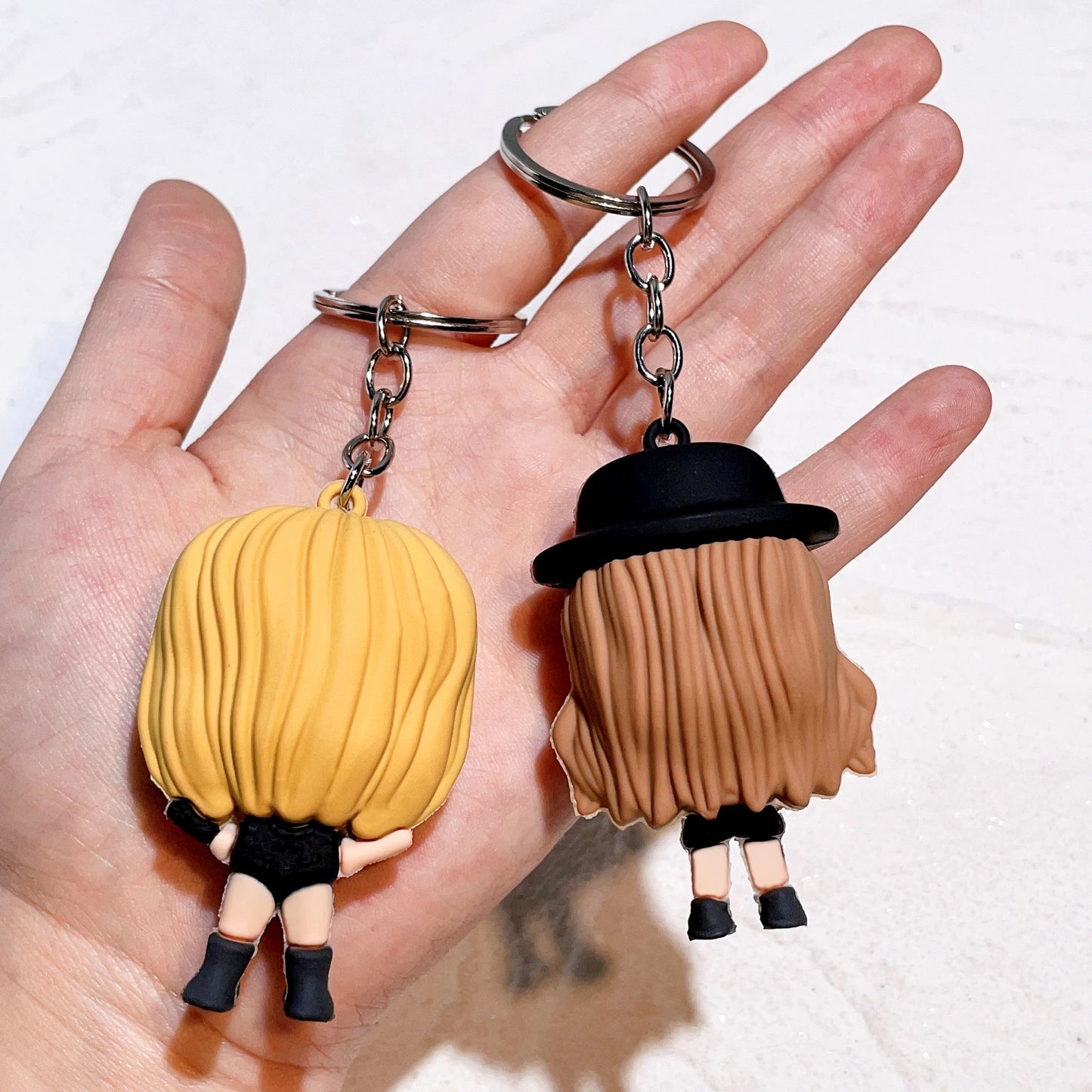 Taylor Swift Swifties Style 4 Pack Collectors 3D Silicone Keychain Keyring Pendant