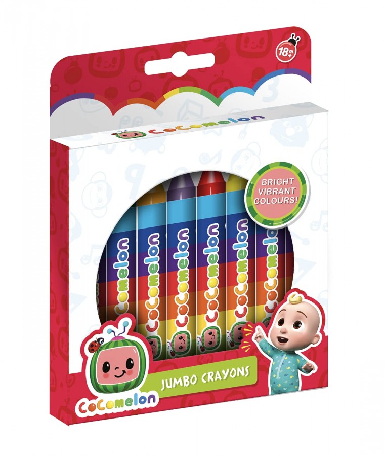 Cocomelon 8 Jumbo Crayon