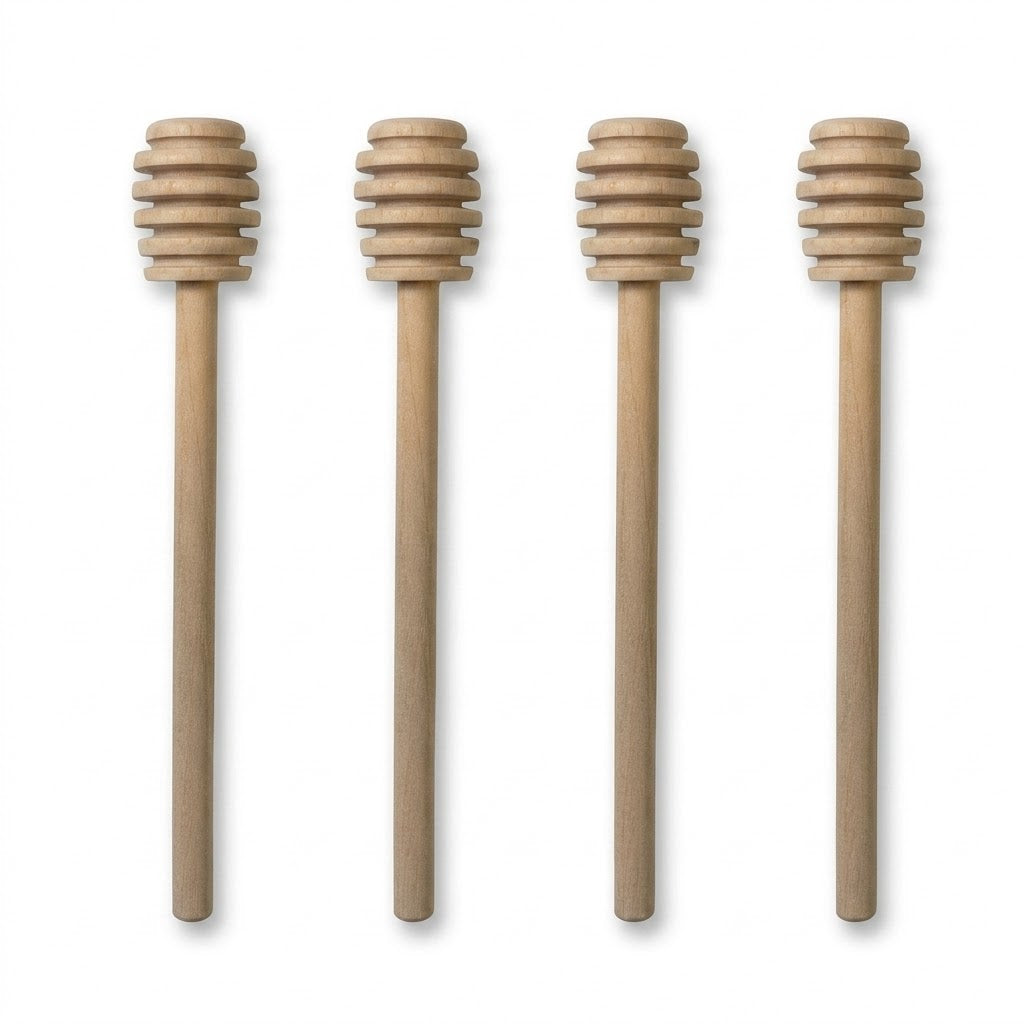 Wooden Honey Dripping Spoon Pack Of 4