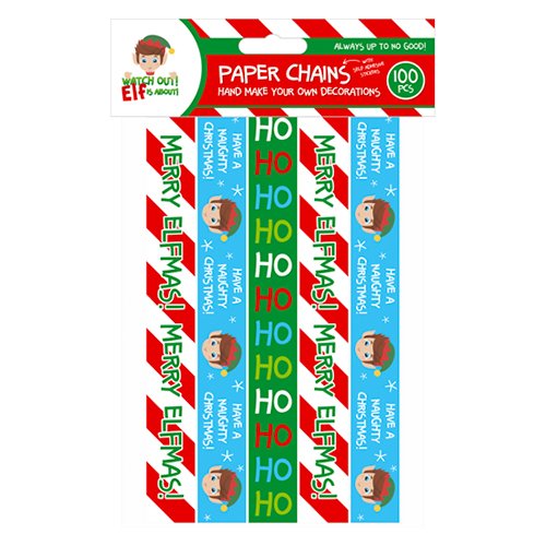 Elf Xmas Paper Chains