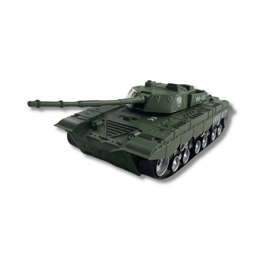 Remote Control Military Tank Toy 1:32 With Battery Operated Light & Sound Kids Toy