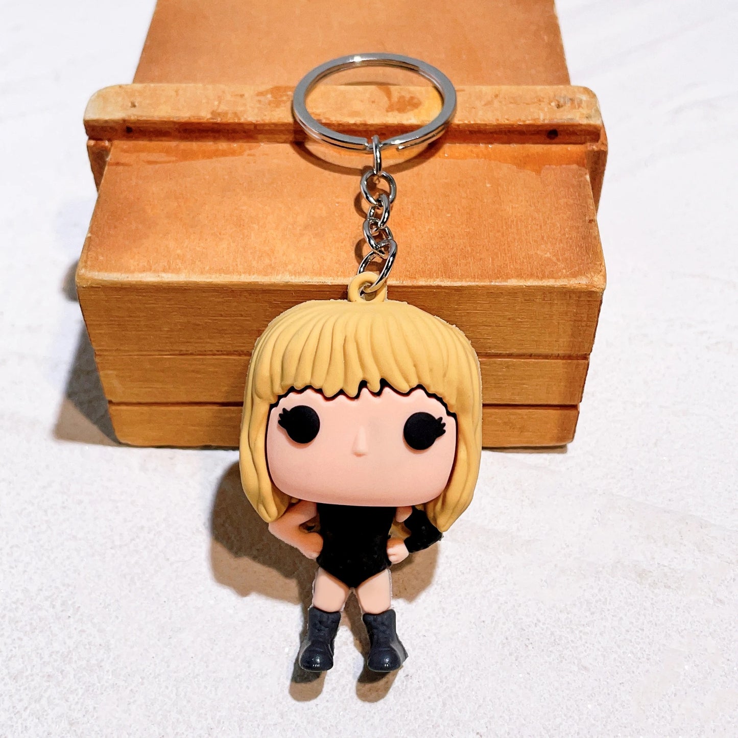 Taylor Swift Swifties Style 4 Pack Collectors 3D Silicone Keychain Keyring Pendant