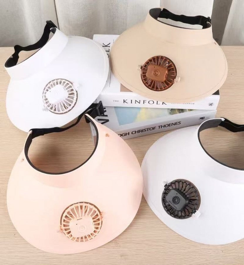 Fan Sun Visor Cap