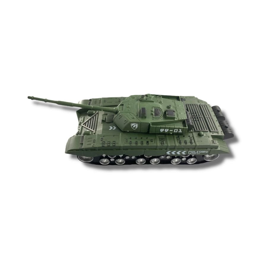 Remote Control Military Tank Toy 1:32 With Battery Operated Light & Sound Kids Toy