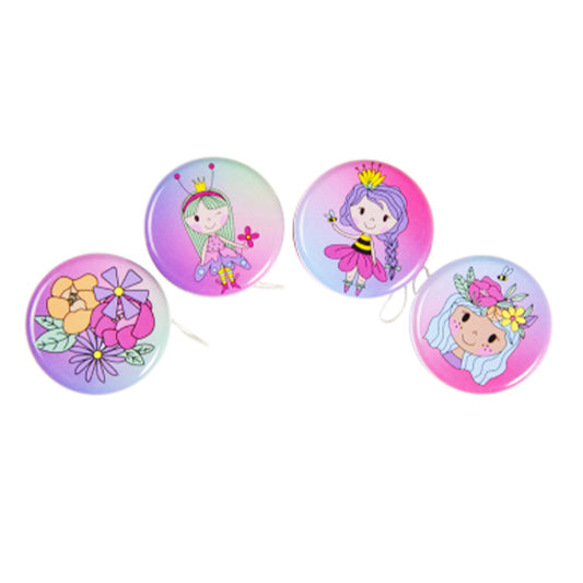 Fairy Princess Metal Yo Yo x 24 ( BULK BUY )